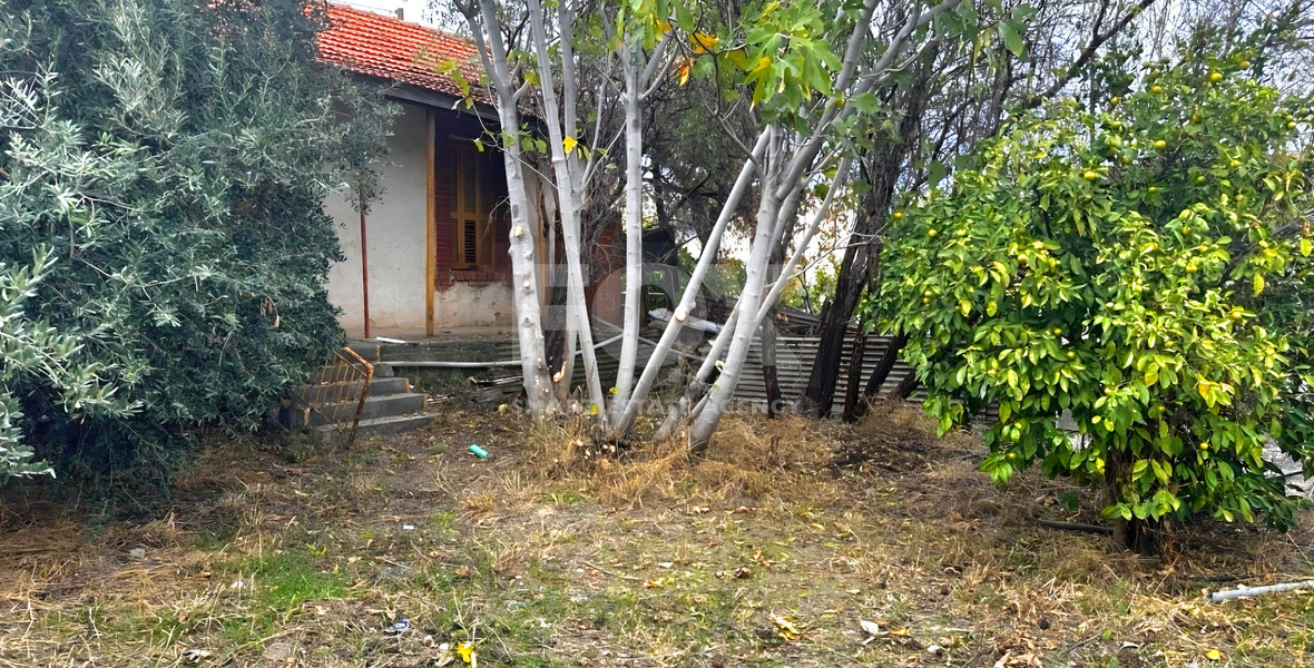 Building Plot for Sale in Silikou, Limassol | 350m² Residential Land with Listed House with Panoramic Country Views