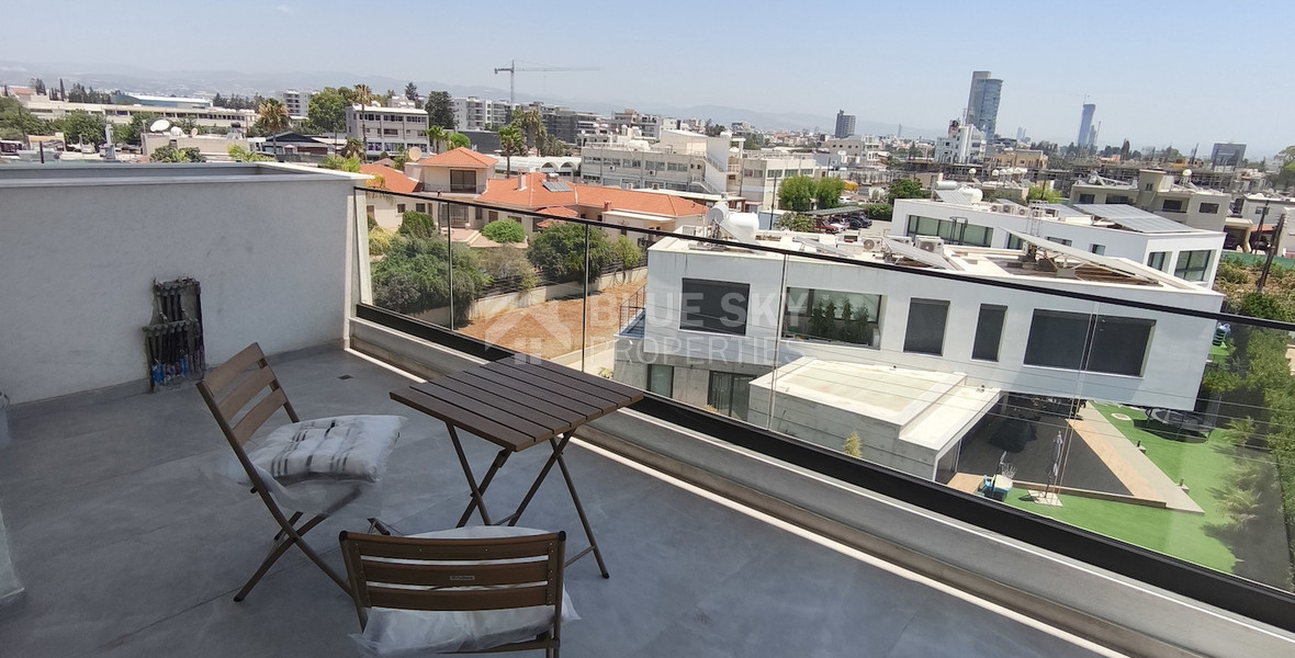 BRAND NEW Furnished Zakaki Apartment Top Floor Sea & City View