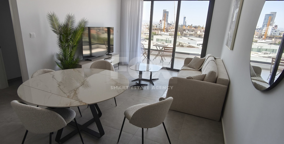 BRAND NEW Furnished Zakaki Apartment Top Floor Sea & City View