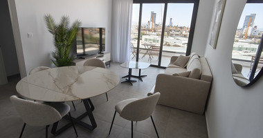 BRAND NEW Furnished Zakaki Apartment Top Floor Sea & City View