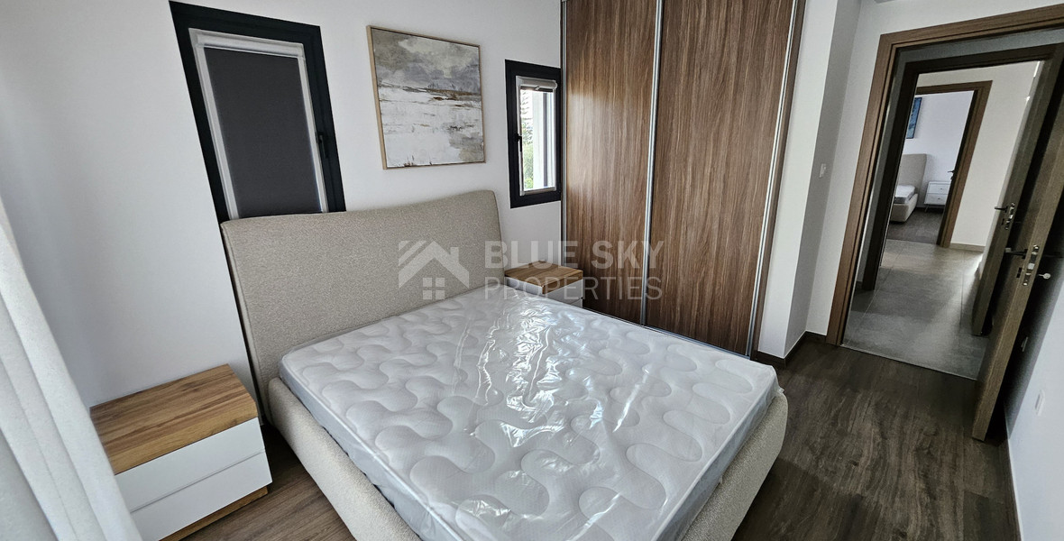 Spacious-Modern, Fully Furnished Two Bedroom Apartment in Agios Spyridwnas