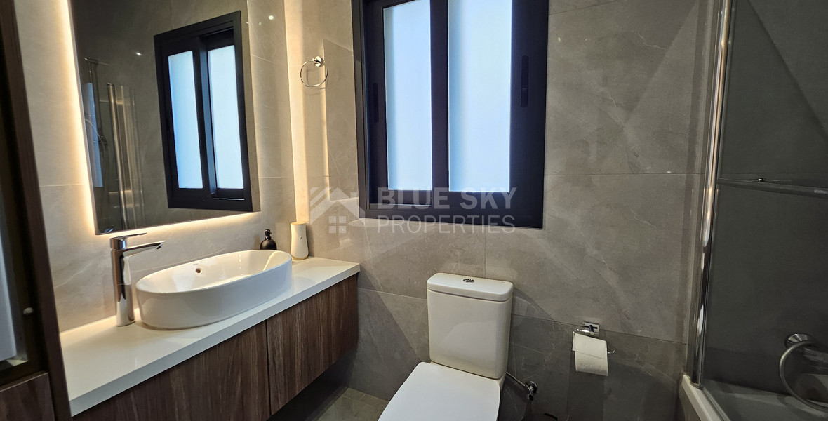 Spacious-Modern, Fully Furnished Two Bedroom Apartment in Agios Spyridwnas