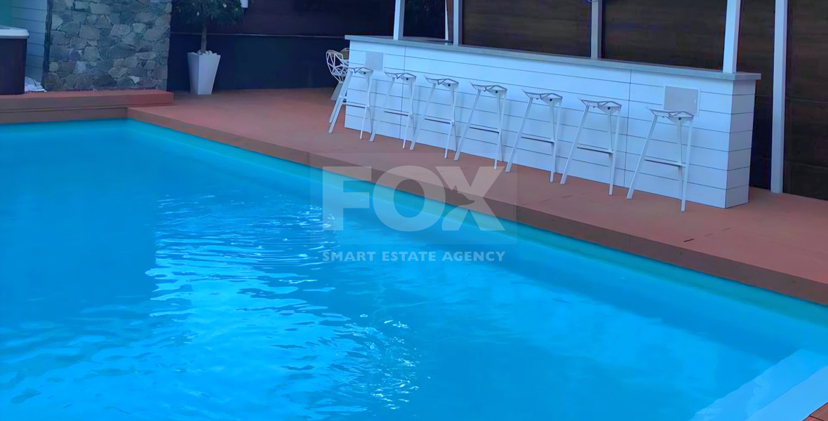 Prestigious 6-Bedroom Luxury Six Bedroom Villa for Rent in Kolossi, Limassol | Private Pool, Jacuzzi, Gym & Elegant Family Estate