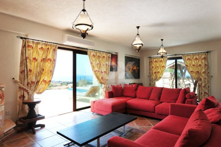 Stone four bedroom villa in Agia Marina , Polis Chrysochous , in Paphos for sale-Title deed available