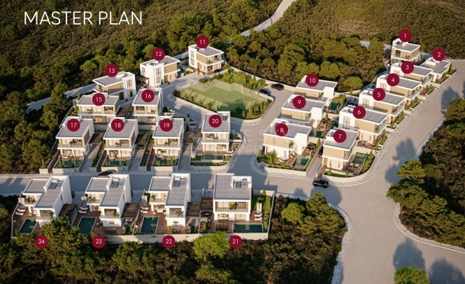Luxury 3 & 4 Bedroom Villas for Sale in Konia, Paphos with Sea Views