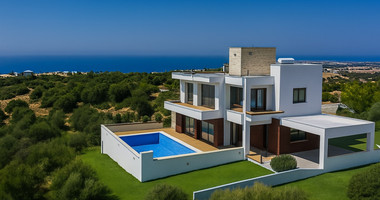 Luxury four bedroom luxury detached villa in  Secret Valley, Kouklia,