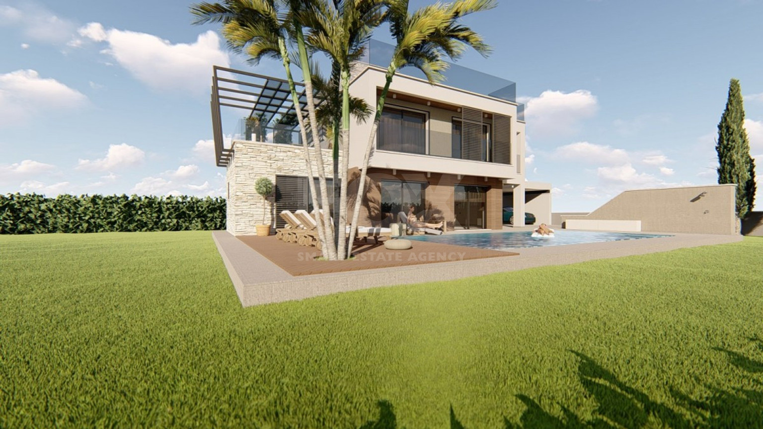 Luxury four bedroom luxury detached villa in  Secret Valley, Kouklia,