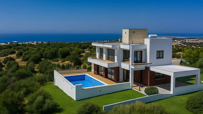 Luxury four bedroom luxury detached villa in  Secret Valley, Kouklia,