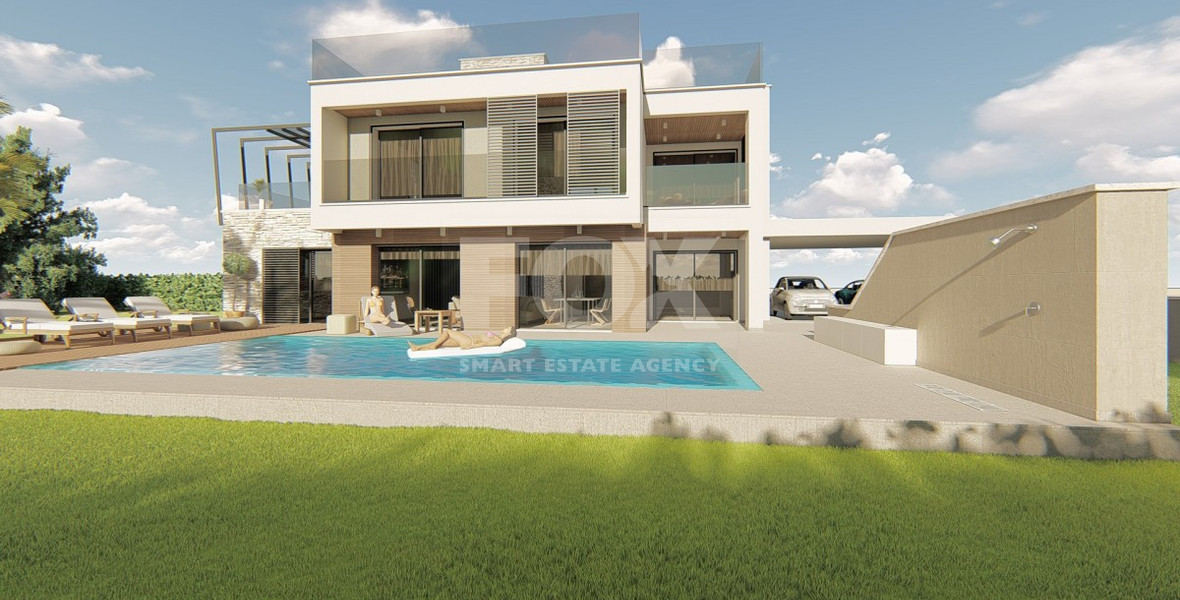 Luxury four bedroom luxury detached villa in  Secret Valley, Kouklia,