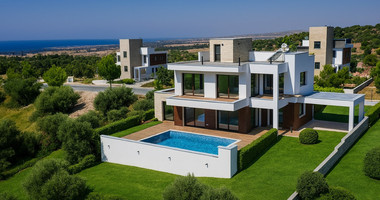 Luxury four bedroom luxury detached villa in  Secret Valley, Kouklia,