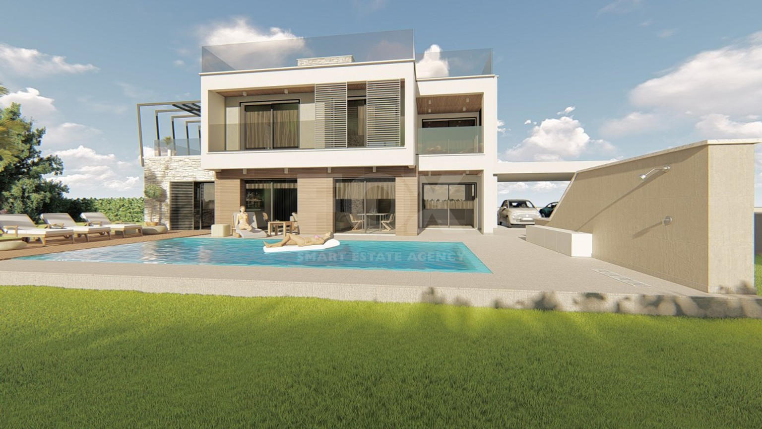 Luxury four bedroom luxury detached villa in  Secret Valley, Kouklia,