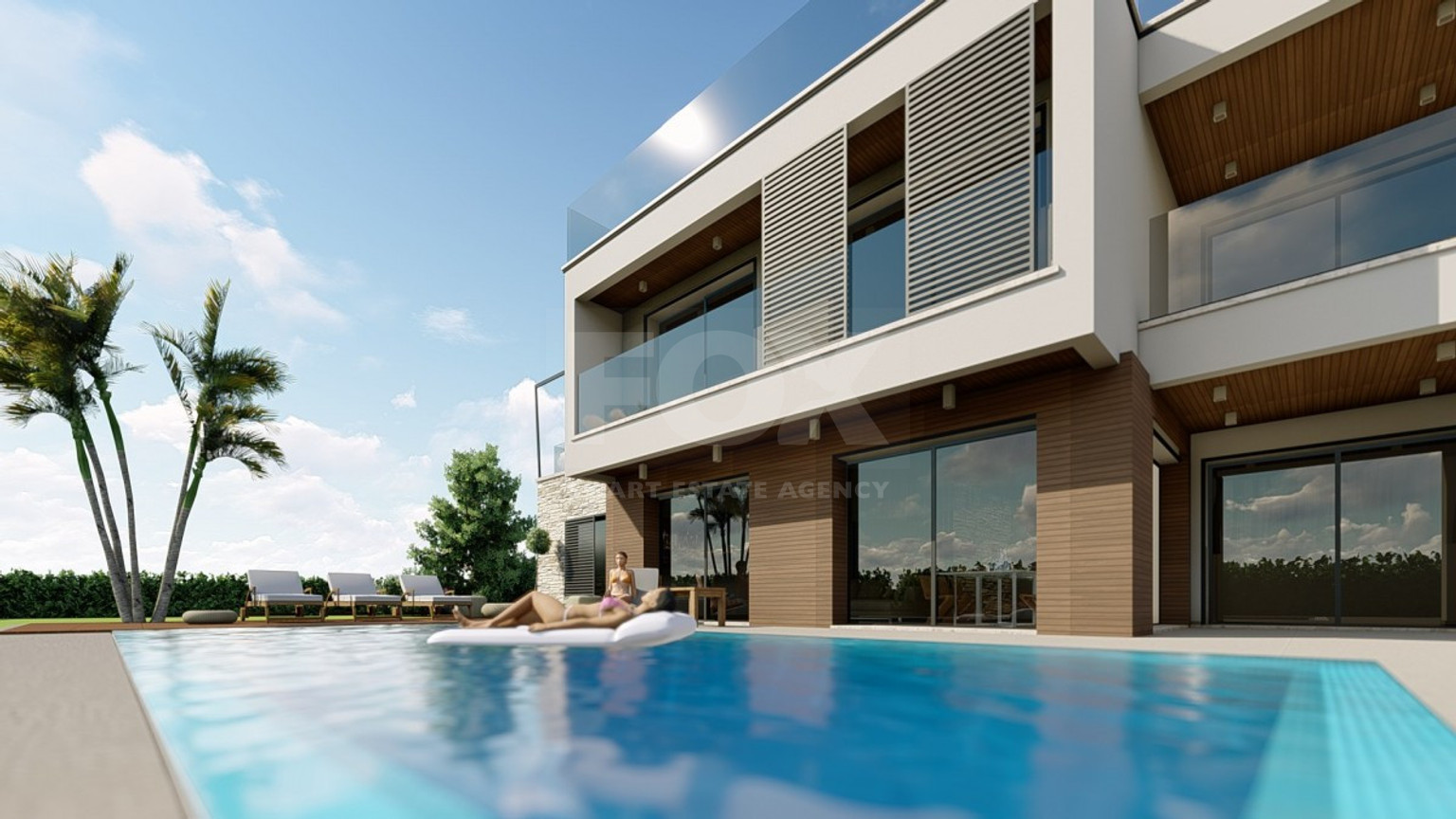 Luxury four bedroom luxury detached villa in  Secret Valley, Kouklia,