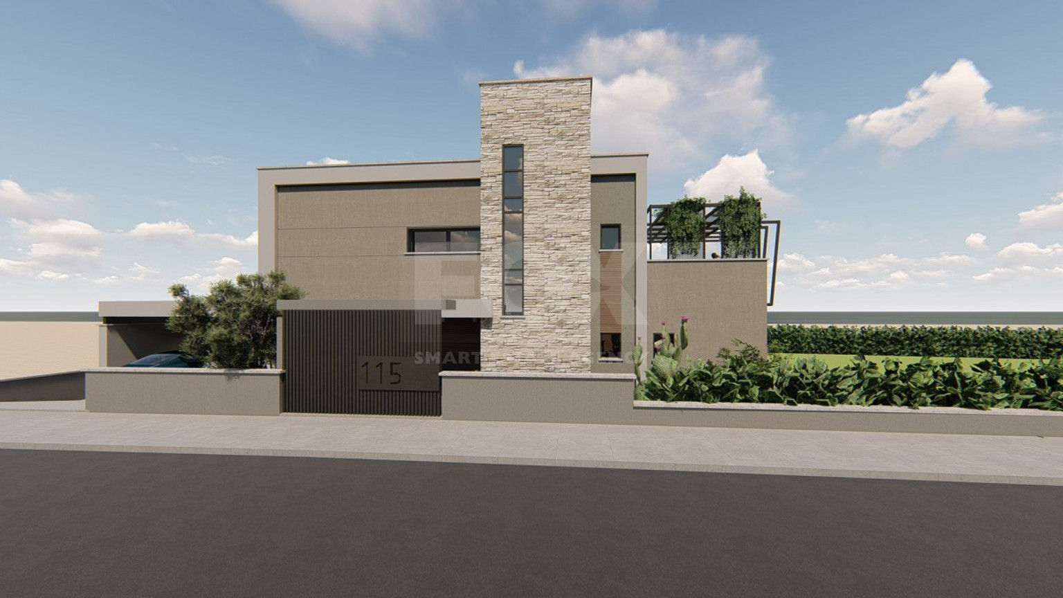 Luxury four bedroom luxury detached villa in  Secret Valley, Kouklia,
