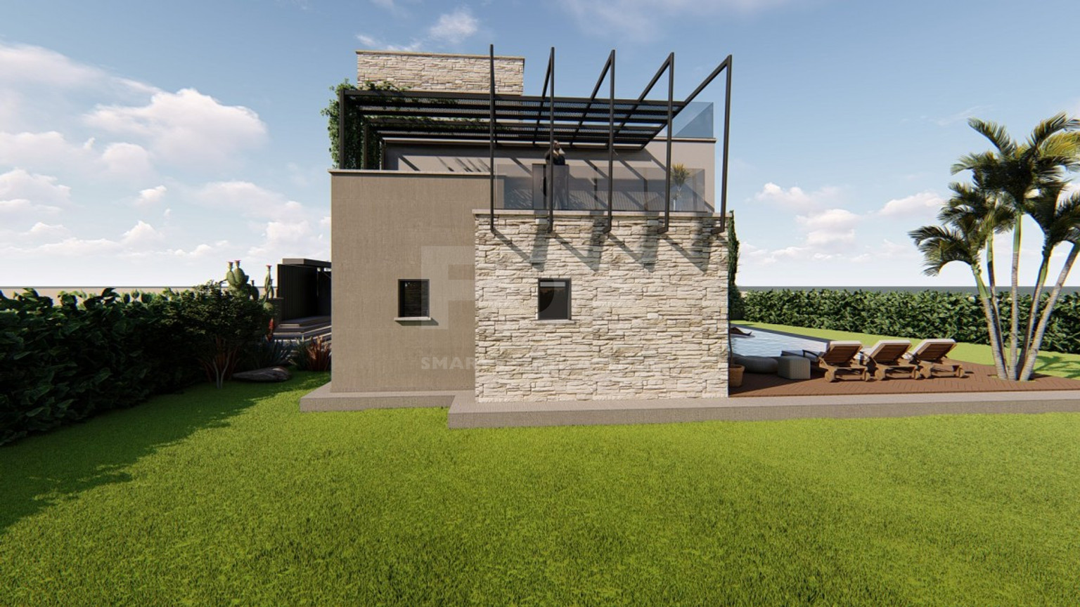 Luxury four bedroom luxury detached villa in  Secret Valley, Kouklia,