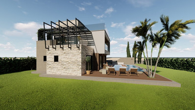 Luxury four bedroom luxury detached villa in  Secret Valley, Kouklia,