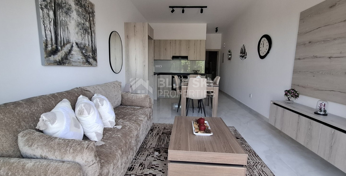 One-Bedroom Apartment for Sale in Mesa Chorio , Paphos with large garden and separate title deed