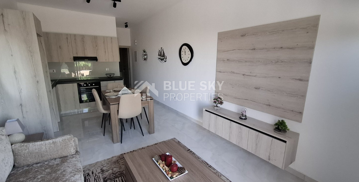One-Bedroom Apartment for Sale in Mesa Chorio , Paphos with large garden and separate title deed