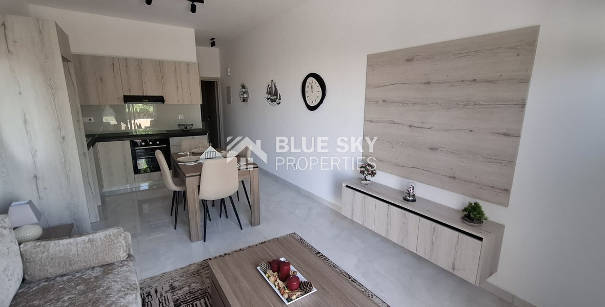 One-Bedroom Apartment for Sale in Mesa Chorio , Paphos with large garden and separate title deed