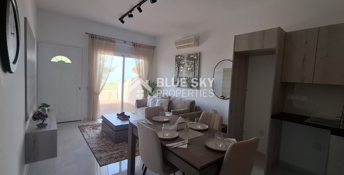 One-Bedroom Apartment for Sale in Mesa Chorio , Paphos with large garden and separate title deed