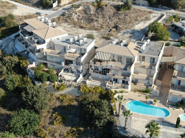 One-Bedroom Apartment for Sale in Mesa Chorio , Paphos with large garden and separate title deed