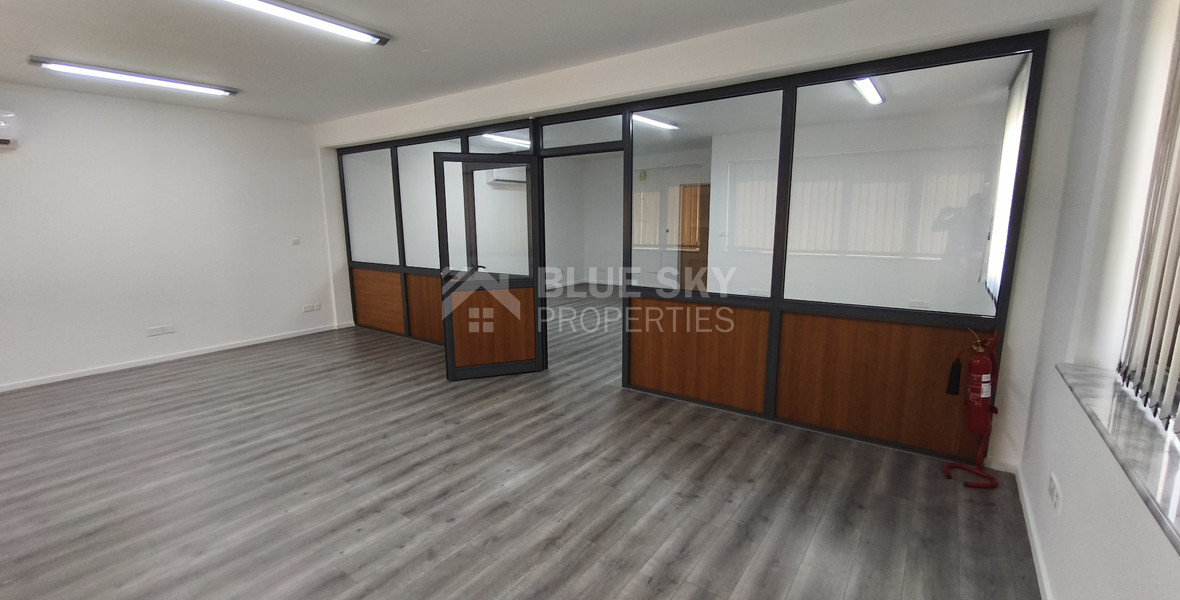 Modern 80m2 Office for Rent in Kato Polemidia