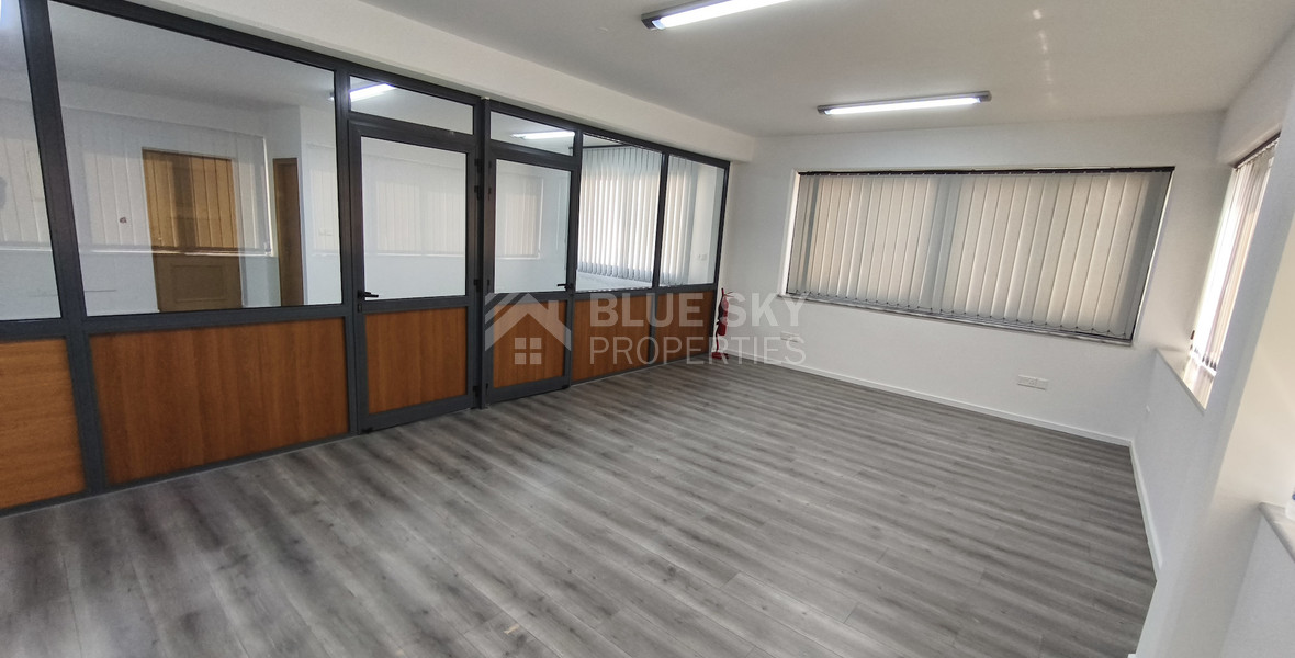 Modern 80m2 Office for Rent in Kato Polemidia