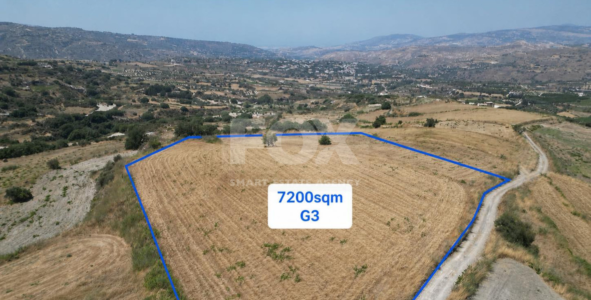 Spacious Field for Sale in Stroumbi, Paphos – Excellent Investment Opportunity