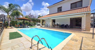 Energy-Efficient Four-Bedroom House for Rent in Souni, Limassol | Solar Panels & Private Swimming Pool