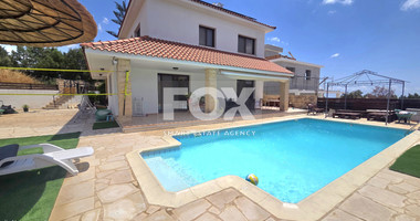 Energy-Efficient Four-Bedroom House for Rent in Souni, Limassol | Solar Panels & Private Swimming Pool