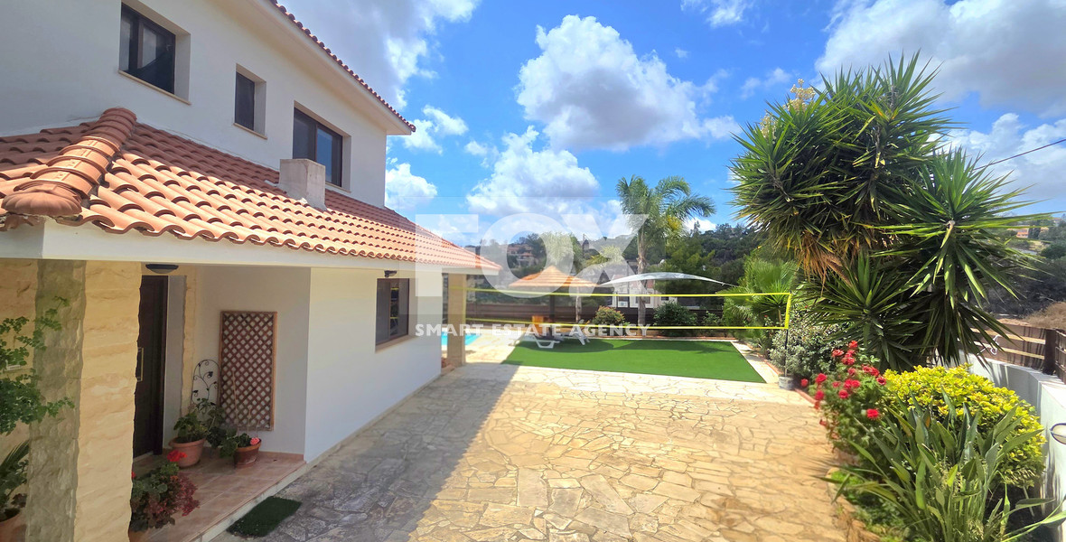 Energy-Efficient Four-Bedroom House for Rent in Souni, Limassol | Solar Panels & Private Swimming Pool