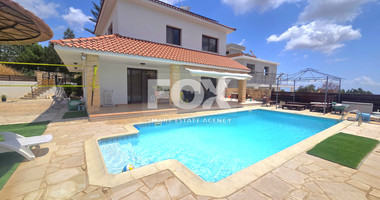 Energy-Efficient Four-Bedroom House for Rent in Souni, Limassol | Solar Panels & Private Swimming Pool