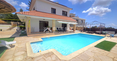 Energy-Efficient Four-Bedroom House for Rent in Souni, Limassol | Solar Panels & Private Swimming Pool