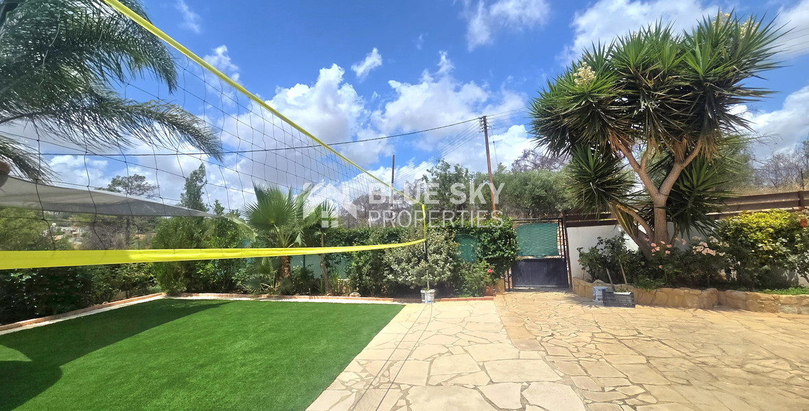 Energy-Efficient Four-Bedroom House for Rent in Souni, Limassol | Solar Panels & Private Swimming Pool