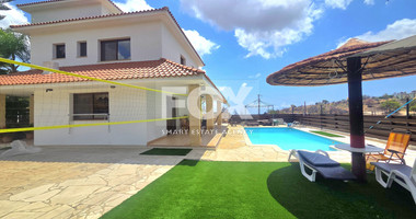 Energy-Efficient Four-Bedroom House for Rent in Souni, Limassol | Solar Panels & Private Swimming Pool