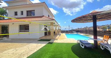 Energy-Efficient Four-Bedroom House for Rent in Souni, Limassol | Solar Panels & Private Swimming Pool