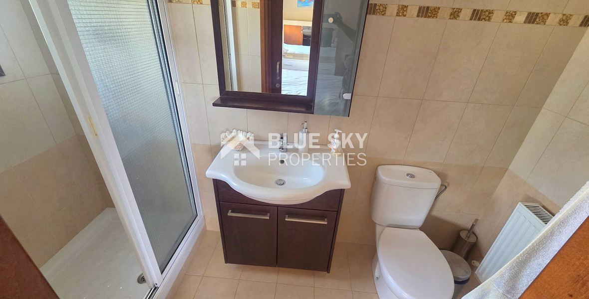 Energy-Efficient Four-Bedroom House for Rent in Souni, Limassol | Solar Panels & Private Swimming Pool