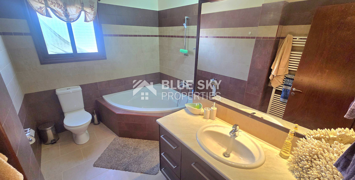 Energy-Efficient Four-Bedroom House for Rent in Souni, Limassol | Solar Panels & Private Swimming Pool