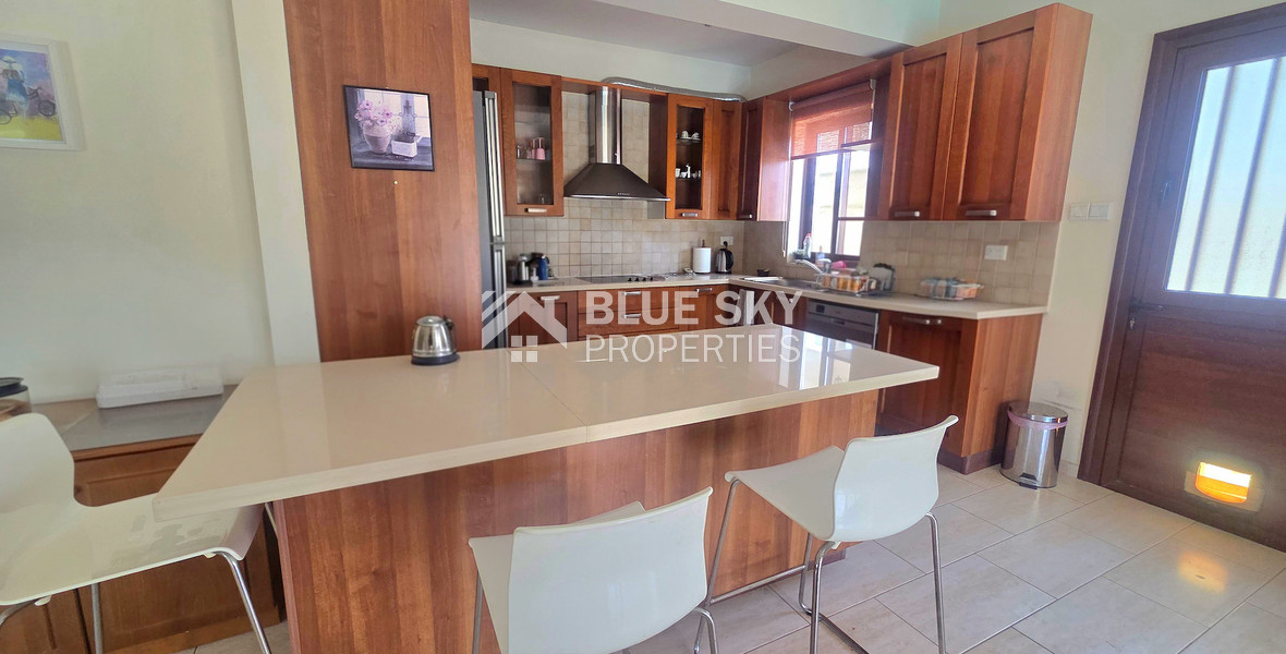 Energy-Efficient Four-Bedroom House for Rent in Souni, Limassol | Solar Panels & Private Swimming Pool