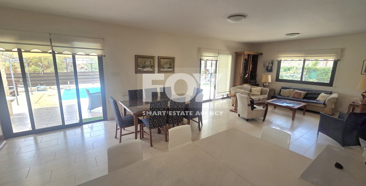 Energy-Efficient Four-Bedroom House for Rent in Souni, Limassol | Solar Panels & Private Swimming Pool