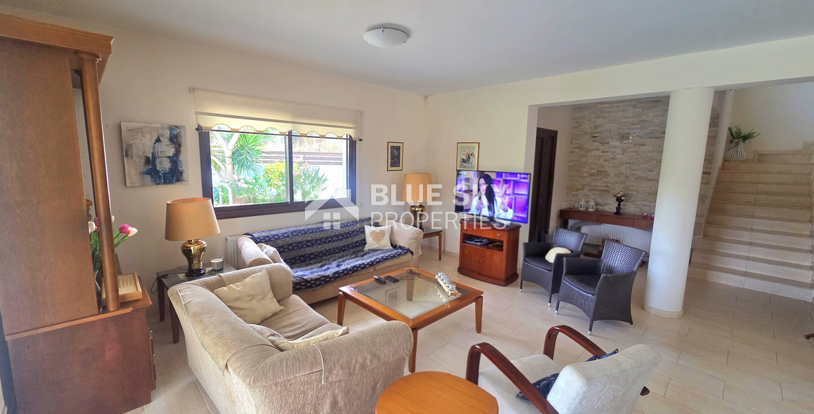 Energy-Efficient Four-Bedroom House for Rent in Souni, Limassol | Solar Panels & Private Swimming Pool