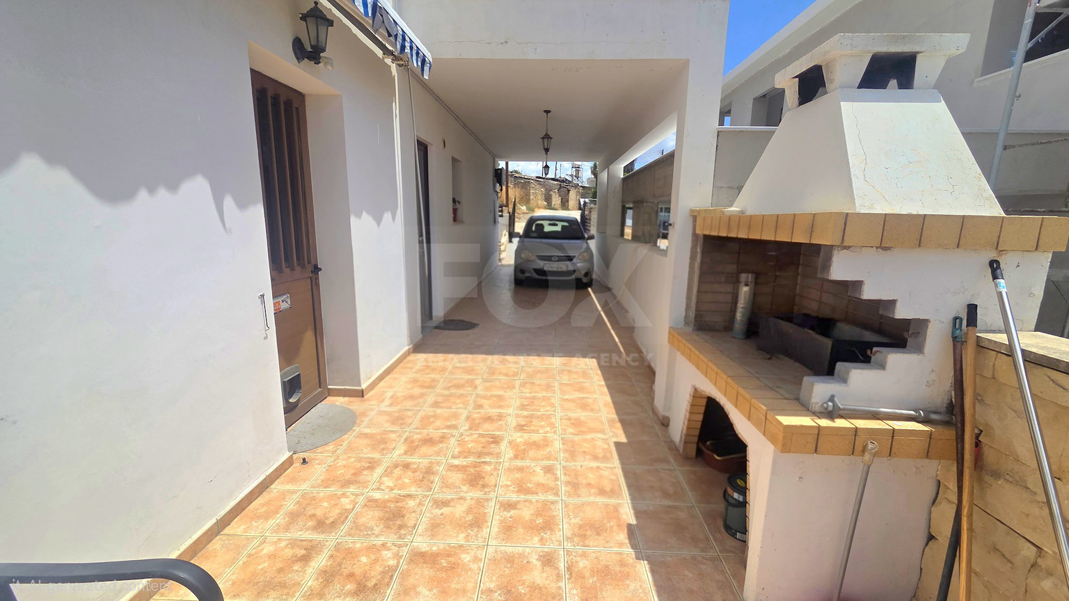 Energy-Efficient Four-Bedroom House for Rent in Souni, Limassol | Solar Panels & Private Swimming Pool