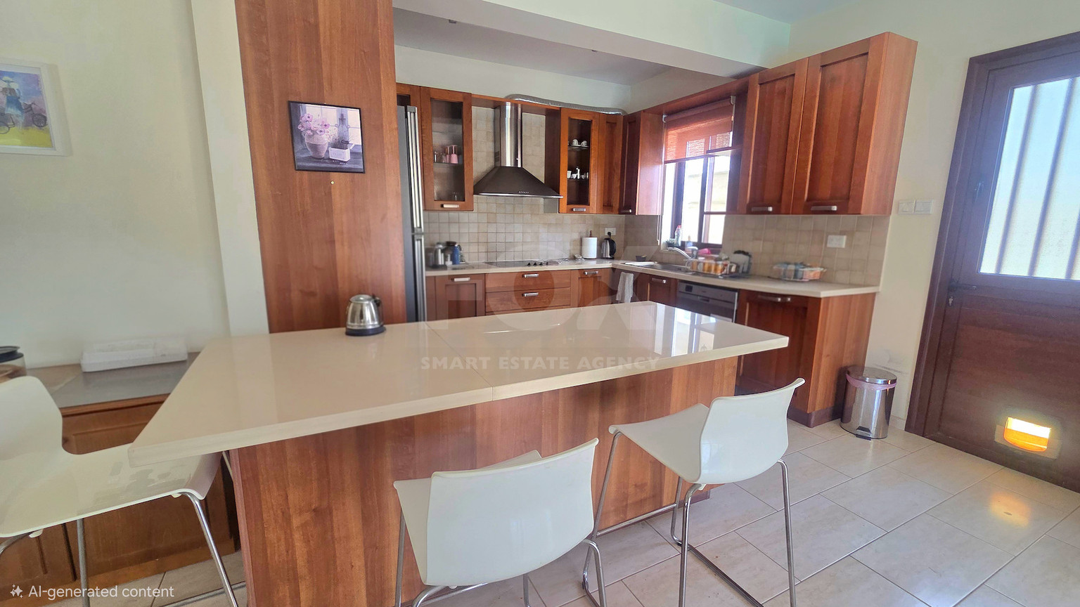 Energy-Efficient Four-Bedroom House for Rent in Souni, Limassol | Solar Panels & Private Swimming Pool