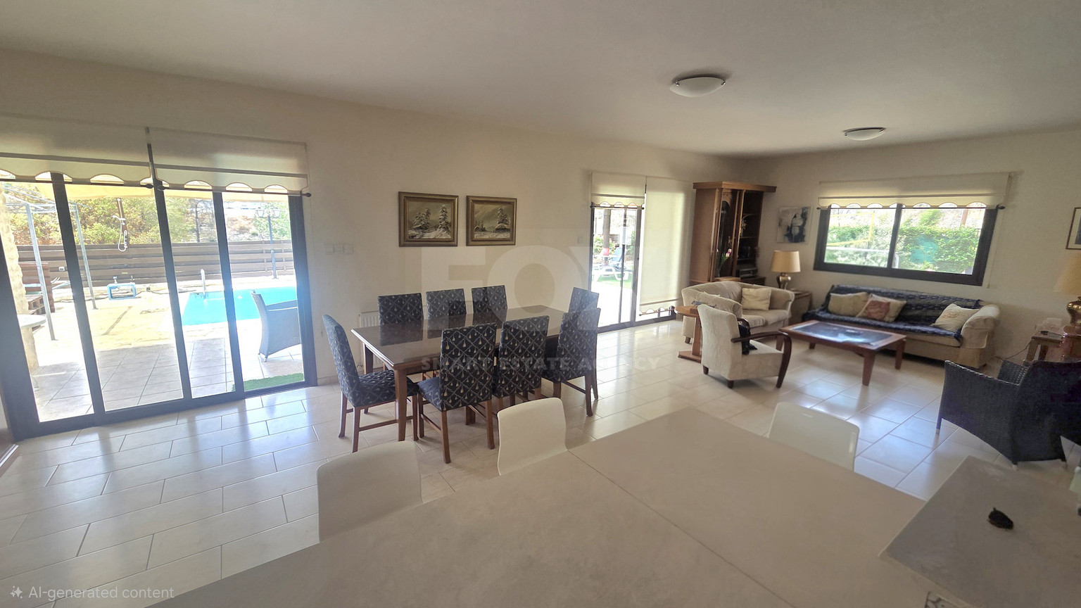 Energy-Efficient Four-Bedroom House for Rent in Souni, Limassol | Solar Panels & Private Swimming Pool