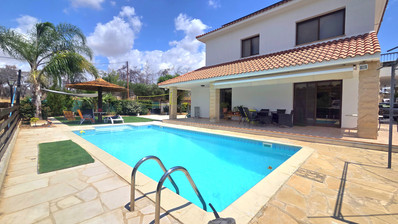 Energy-Efficient Four-Bedroom House for Rent in Souni, Limassol | Solar Panels & Private Swimming Pool