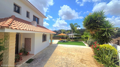 Energy-Efficient Four-Bedroom House for Rent in Souni, Limassol | Solar Panels & Private Swimming Pool
