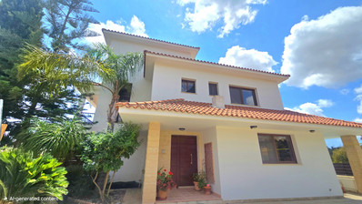 Energy-Efficient Four-Bedroom House for Rent in Souni, Limassol | Solar Panels & Private Swimming Pool