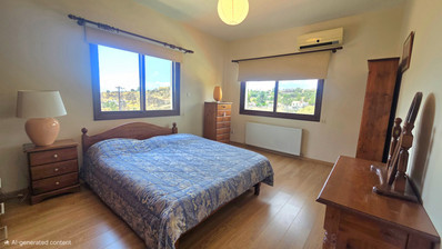 Energy-Efficient Four-Bedroom House for Rent in Souni, Limassol | Solar Panels & Private Swimming Pool