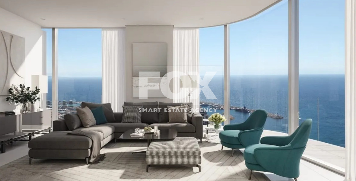 Luxury Coastal Apartment with Five-Star Amenities in Limassol – Spacious Four-Bedroom Residence for sale close to Limassol Marina
