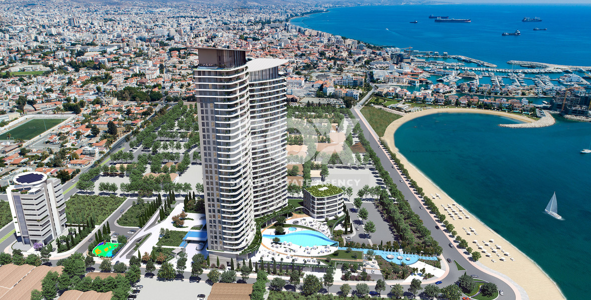 Luxury Coastal Apartment with Five-Star Amenities in Limassol – Spacious Four-Bedroom Residence for sale close to Limassol Marina