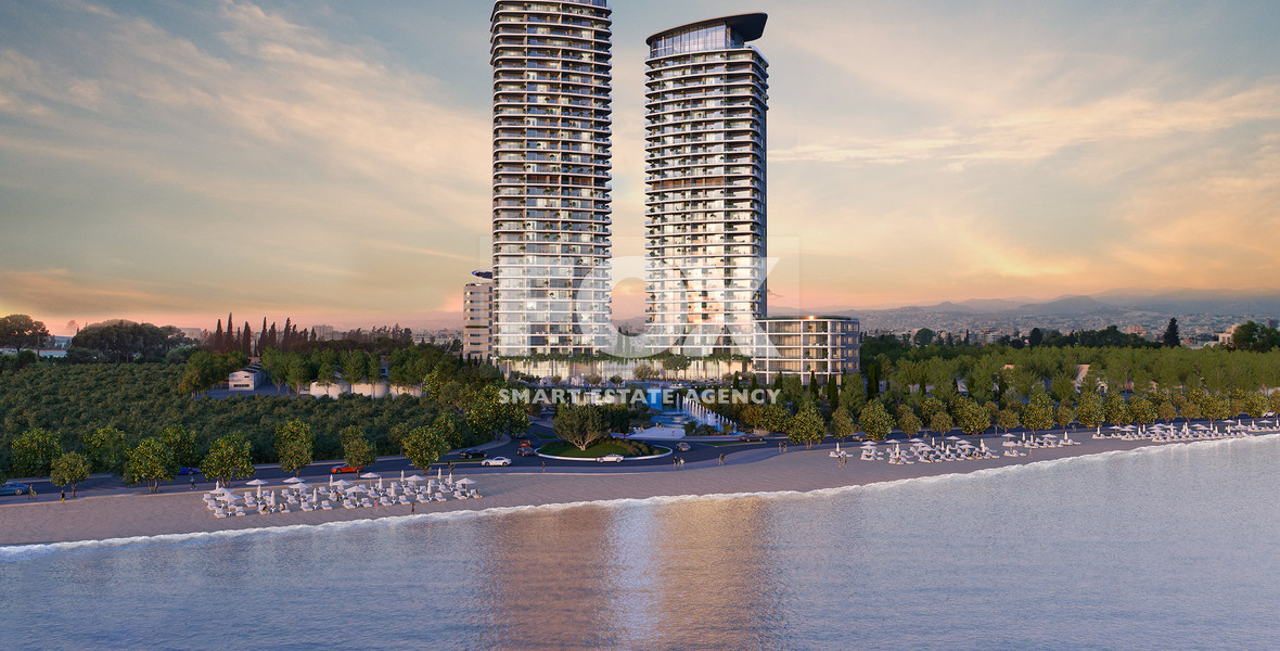 Mediterranean Sea View  3 Bedroom Apartment For Sale with Five-Star Amenities in Limassol Marina